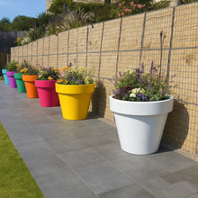 Load image into Gallery viewer, The Biggie extra large plant pot available in 16 colours — frost-proof shatterproof outdoor planter, Made in the UK